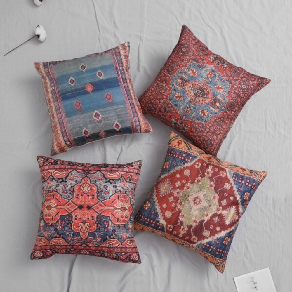 Print cushion/pillow zipper cover - 4 styles - Picture 1 of 11